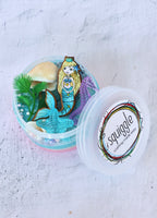 Mermaid Themed Mini Playdough Tub