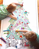 Advent Tree Giant Colouring Poster